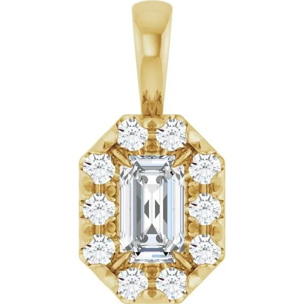 Halo-Style Pendant Gysbers Jewelry Waupun, WI