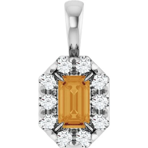 Halo-Style Pendant Gysbers Jewelry Waupun, WI