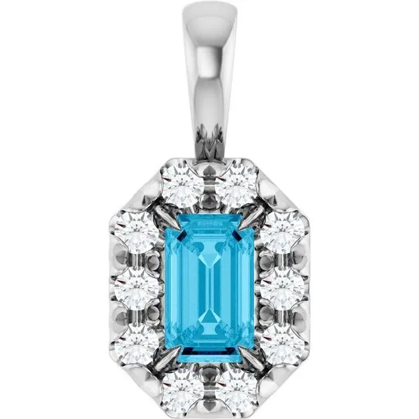 Halo-Style Pendant Colonial Jewelers of Easton Easton, MD