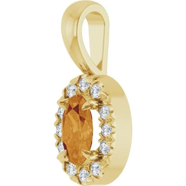 Halo-Style Pendant Image 2 Colonial Jewelers of Easton Easton, MD