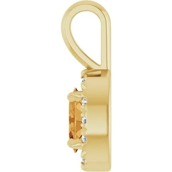 Halo-Style Pendant Image 3 Colonial Jewelers of Easton Easton, MD