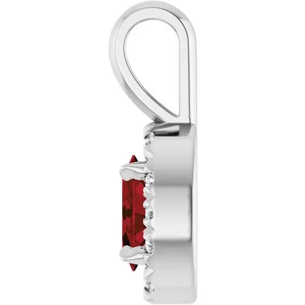 Halo-Style Pendant Image 3 Colonial Jewelers of Easton Easton, MD