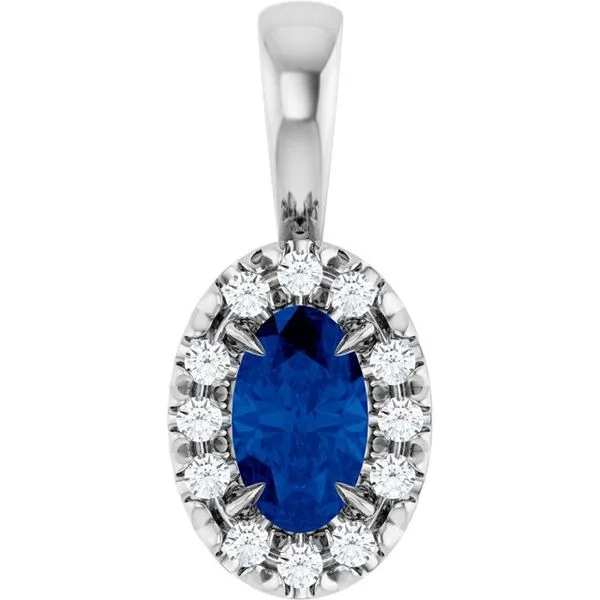 Halo-Style Pendant Gysbers Jewelry Waupun, WI