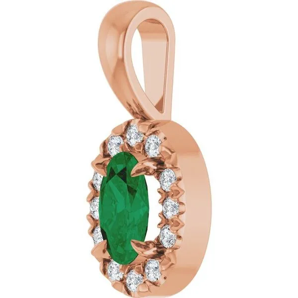 Halo-Style Pendant Image 2 Colonial Jewelers of Easton Easton, MD