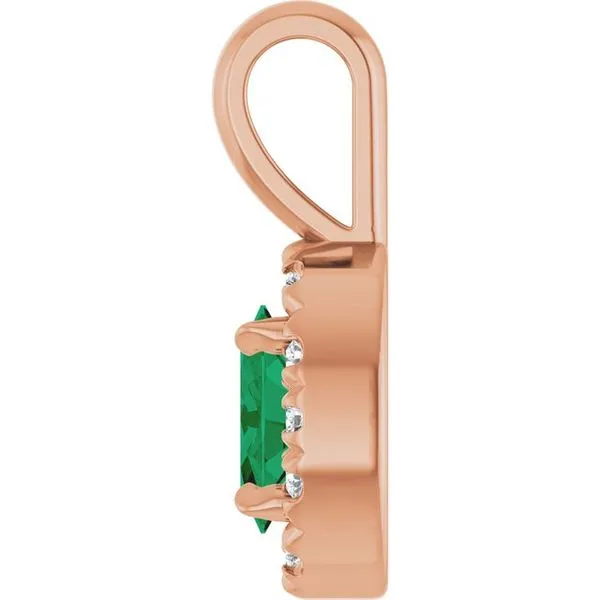 Halo-Style Pendant Image 3 Colonial Jewelers of Easton Easton, MD