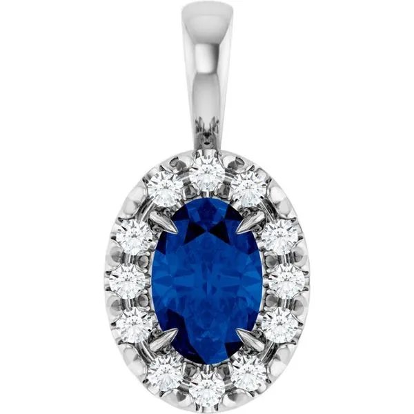 Halo-Style Pendant Gysbers Jewelry Waupun, WI