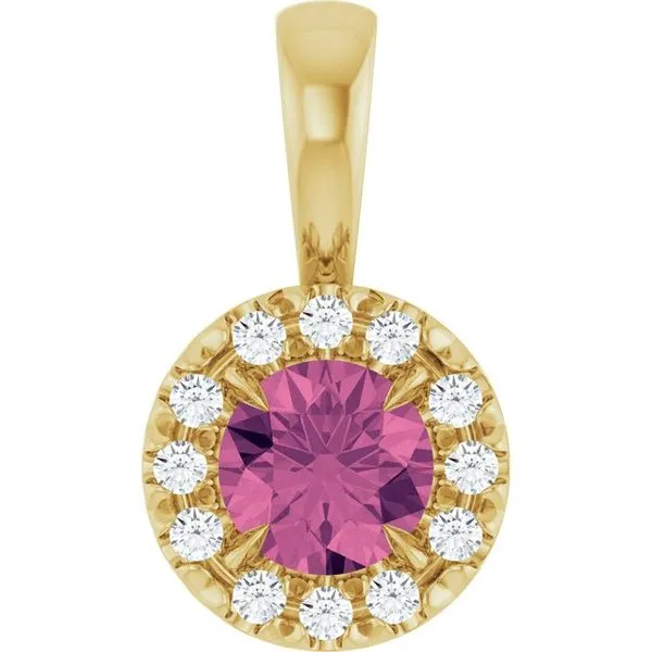 Halo-Style Pendant Gysbers Jewelry Waupun, WI