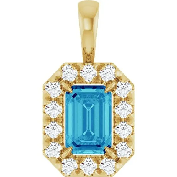 Halo-Style Pendant Gysbers Jewelry Waupun, WI