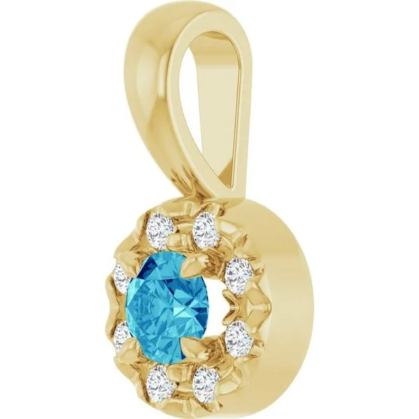 Halo-Style Pendant Image 2 Colonial Jewelers of Easton Easton, MD