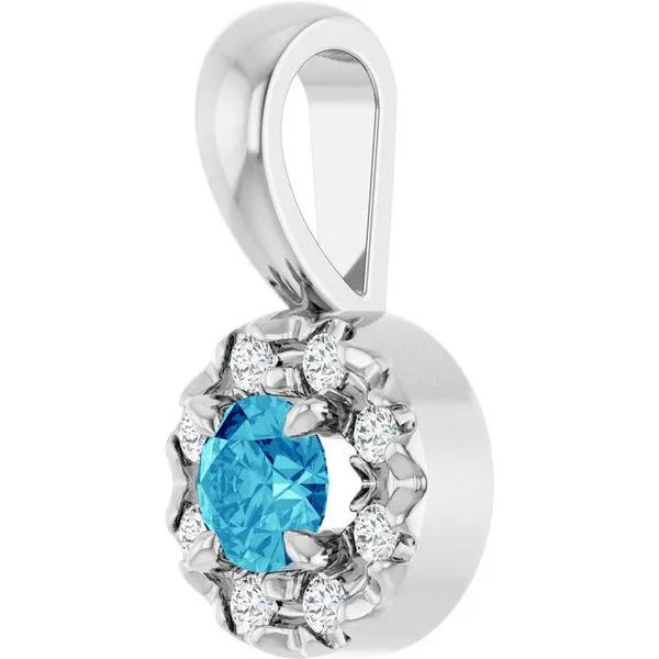 Halo-Style Pendant Image 2 Colonial Jewelers of Easton Easton, MD