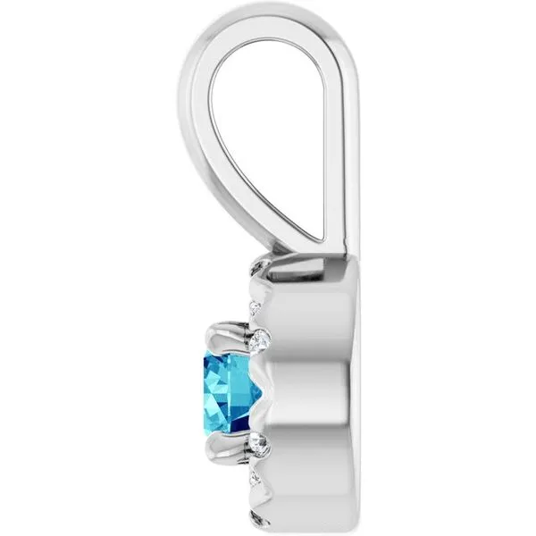 Halo-Style Pendant Image 3 Colonial Jewelers of Easton Easton, MD