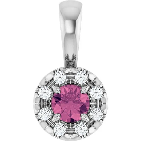 Halo-Style Pendant Gysbers Jewelry Waupun, WI