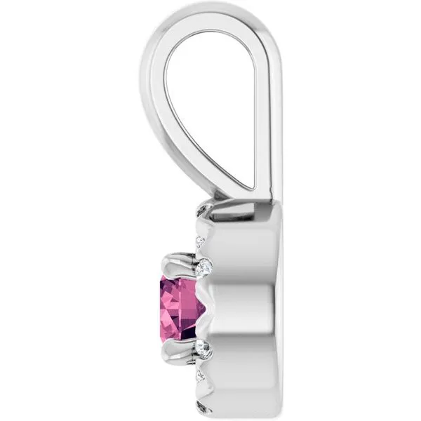 Halo-Style Pendant Image 3 Gysbers Jewelry Waupun, WI