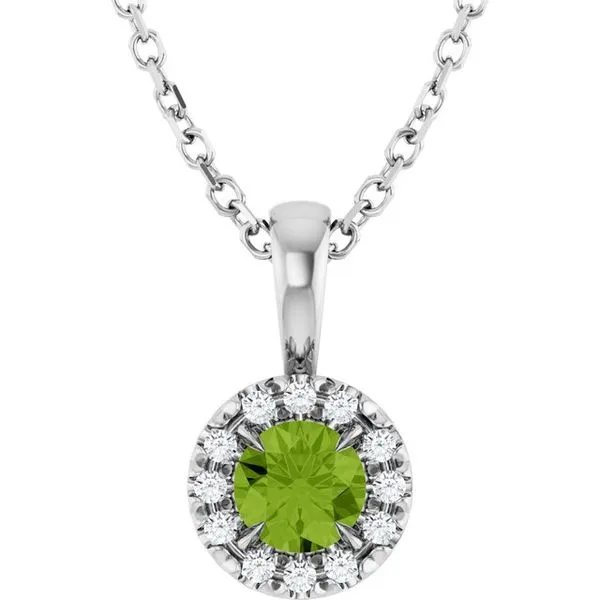 Halo-Style Necklace Gysbers Jewelry Waupun, WI