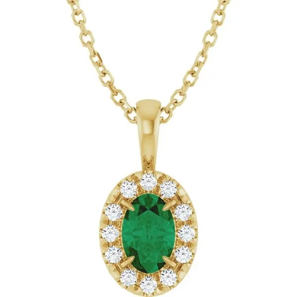 Halo-Style Necklace Diny's Jewelers Middleton, WI