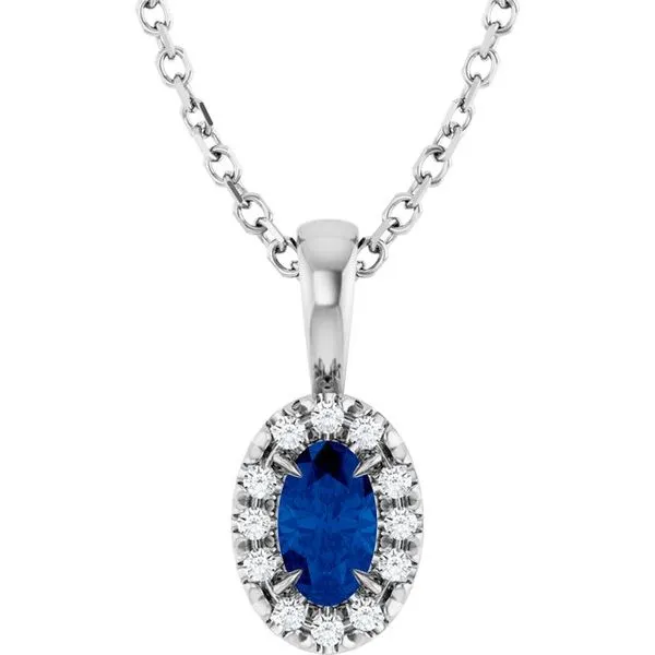 Halo-Style Necklace Gysbers Jewelry Waupun, WI