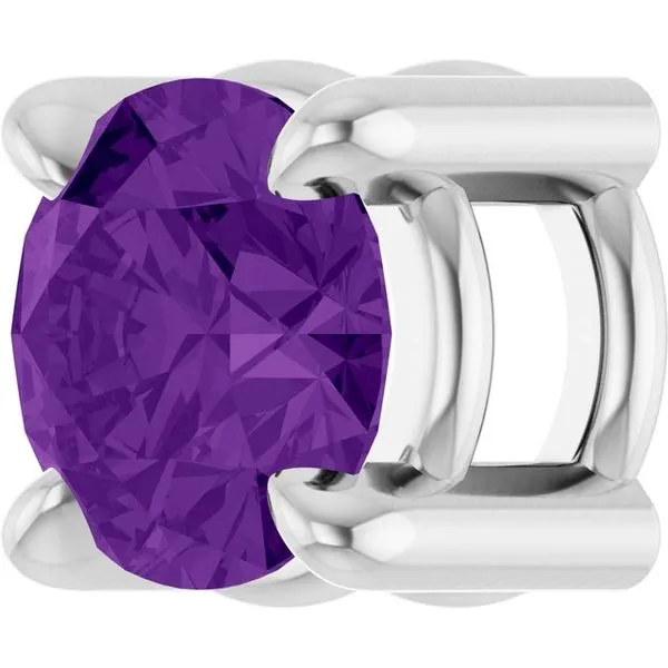 Solitaire Slide Pendant Image 2 Austin's Fine Diamonds & Jewelry Lyndhurst, NJ