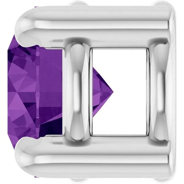 Solitaire Slide Pendant Image 3 Clater Jewelers Louisville, KY