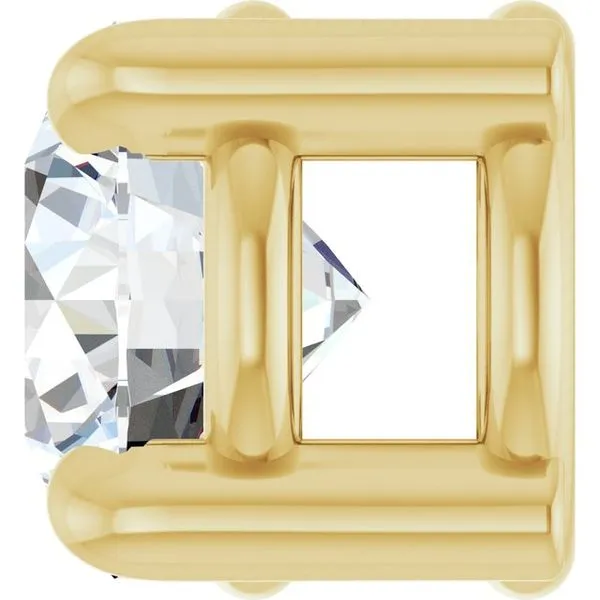 Solitaire Slide Pendant Image 3 Colonial Jewelers of Easton Easton, MD