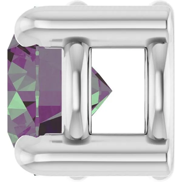 Solitaire Slide Pendant Image 3 Austin's Fine Diamonds & Jewelry Lyndhurst, NJ