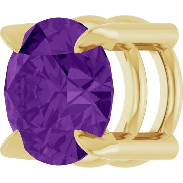 Solitaire Slide Pendant Image 2 J. West Jewelers Round Rock, TX