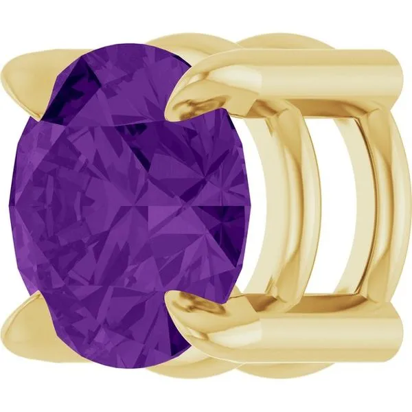 Solitaire Slide Pendant Image 2 Austin's Fine Diamonds & Jewelry Lyndhurst, NJ