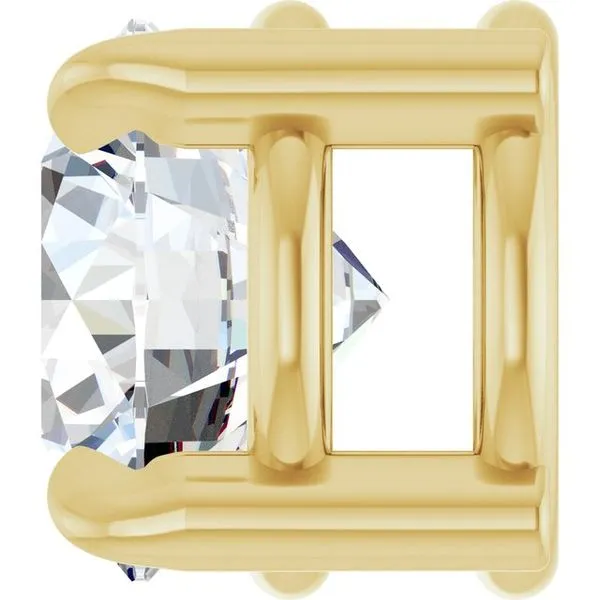 Solitaire Slide Pendant Image 3 Clater Jewelers Louisville, KY