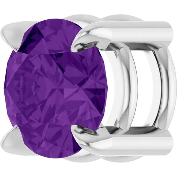 Solitaire Slide Pendant Image 2 J. West Jewelers Round Rock, TX