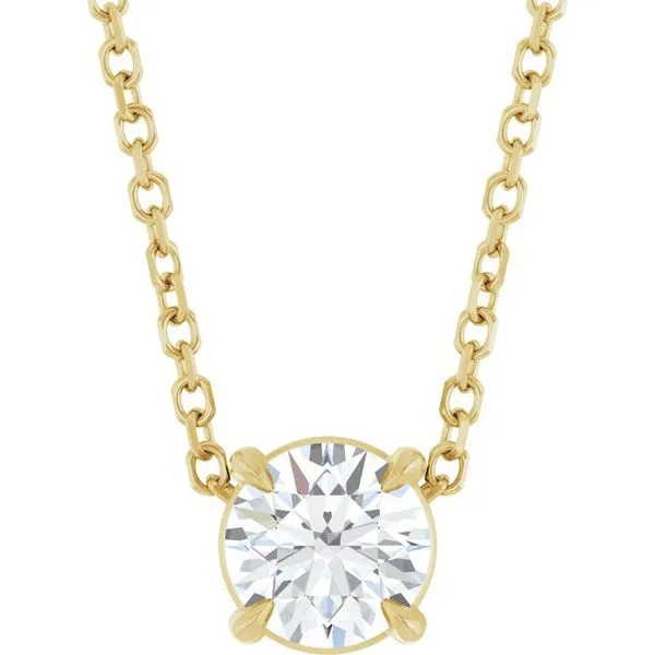 Solitaire Slide Necklace J. West Jewelers Round Rock, TX