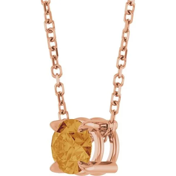 Solitaire Slide Necklace Image 2 Clater Jewelers Louisville, KY