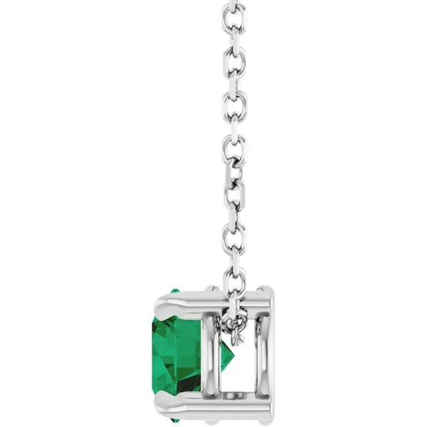 Solitaire Slide Necklace Image 3 J. West Jewelers Round Rock, TX