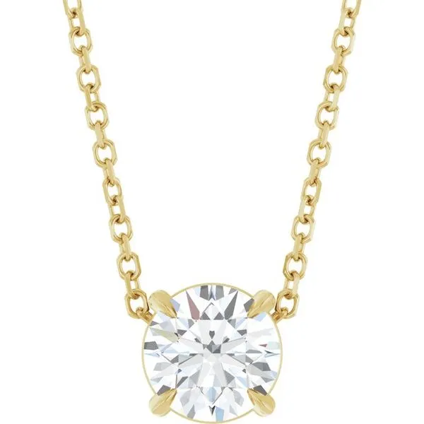 Solitaire Slide Necklace Diny's Jewelers Middleton, WI