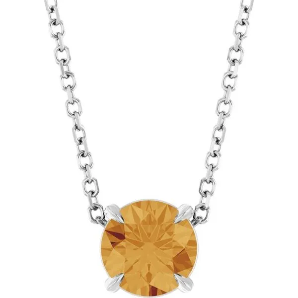 Solitaire Slide Necklace Austin's Fine Diamonds & Jewelry Lyndhurst, NJ