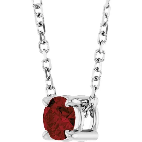 Solitaire Slide Necklace Image 2 Paul James Jewelers Angels Camp, CA
