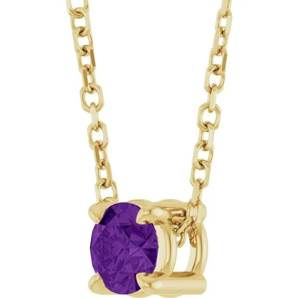 Solitaire Slide Necklace Image 2 Gysbers Jewelry Waupun, WI