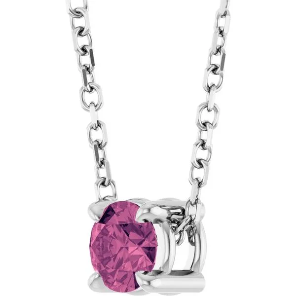 Solitaire Slide Necklace Image 2 Austin's Fine Diamonds & Jewelry Lyndhurst, NJ