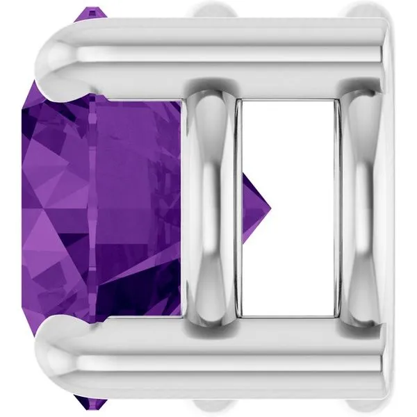 Solitaire Slide Pendant Image 3 Clater Jewelers Louisville, KY