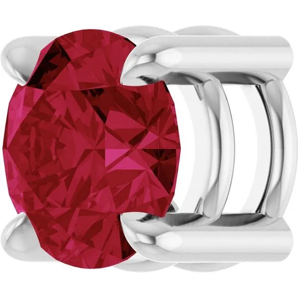 Solitaire Slide Pendant Image 2 Austin's Fine Diamonds & Jewelry Lyndhurst, NJ