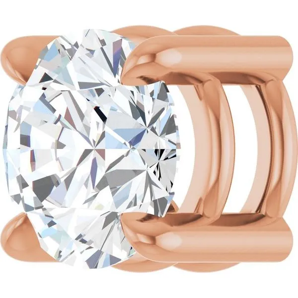 Solitaire Slide Pendant Image 2 Austin's Fine Diamonds & Jewelry Lyndhurst, NJ