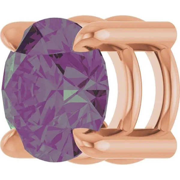 Solitaire Slide Pendant Image 2 Austin's Fine Diamonds & Jewelry Lyndhurst, NJ