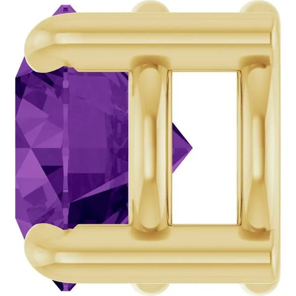 Solitaire Slide Pendant Image 3 Clater Jewelers Louisville, KY