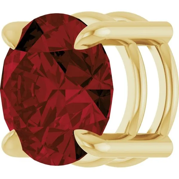 Solitaire Slide Pendant Image 2 J. West Jewelers Round Rock, TX