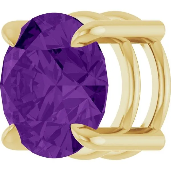 Solitaire Slide Pendant Image 2 Austin's Fine Diamonds & Jewelry Lyndhurst, NJ