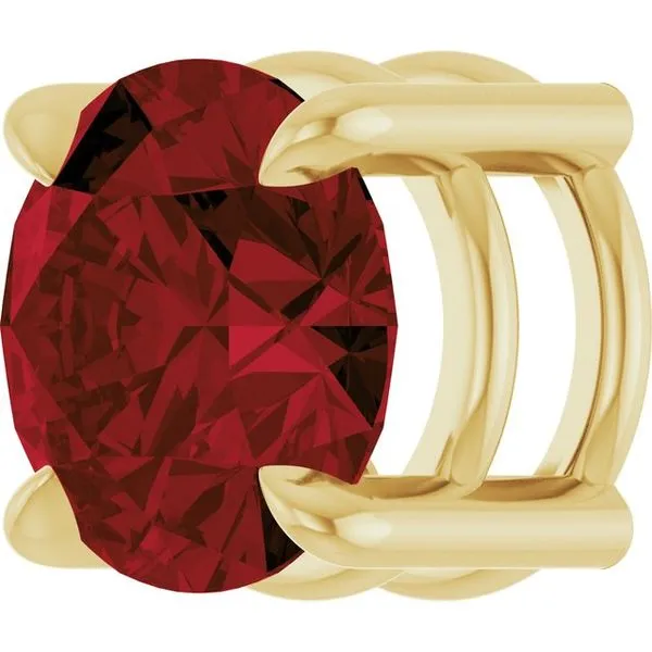 Solitaire Slide Pendant Image 2 Paul James Jewelers Angels Camp, CA