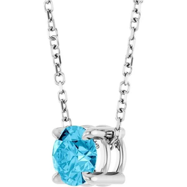 Solitaire Slide Necklace Image 2 Diny's Jewelers Middleton, WI