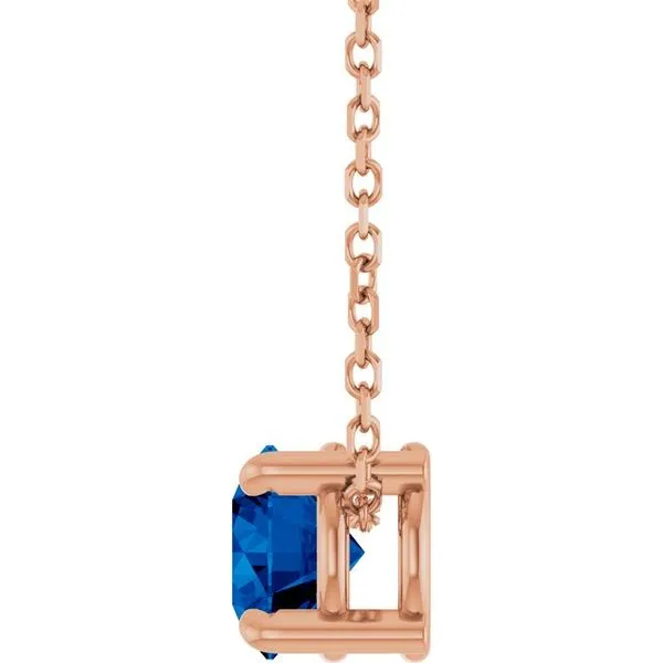 Solitaire Slide Necklace Image 3 J. West Jewelers Round Rock, TX