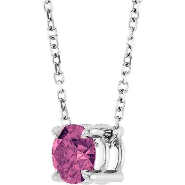 Solitaire Slide Necklace Image 2 Paul James Jewelers Angels Camp, CA