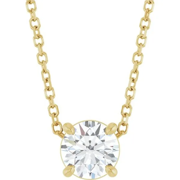 Solitaire Slide Necklace Clater Jewelers Louisville, KY