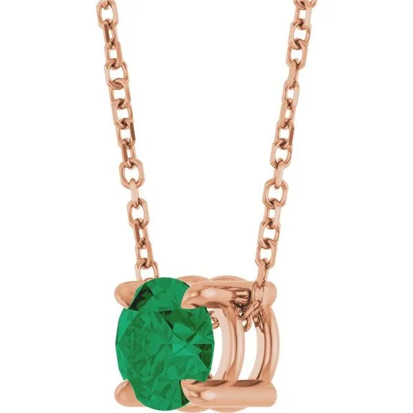 Solitaire Slide Necklace Image 2 Austin's Fine Diamonds & Jewelry Lyndhurst, NJ
