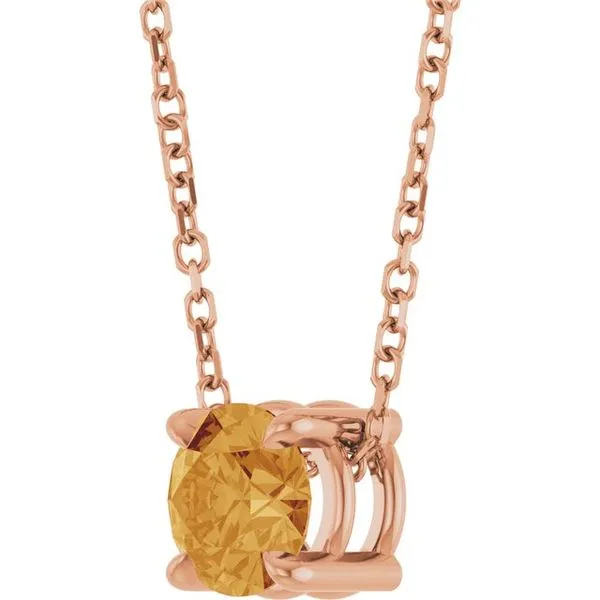 Solitaire Slide Necklace Image 2 Diny's Jewelers Middleton, WI